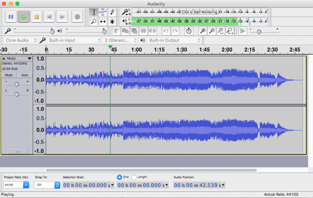 audio recording software for mac os x