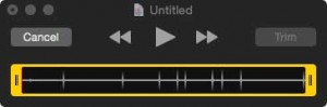 QuickTime Player Trim Edit