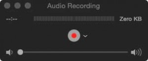 QuickTime Player Audio Window