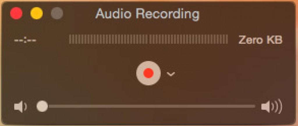 quicktime recording with audio