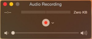 QuickTime Player Audio Window