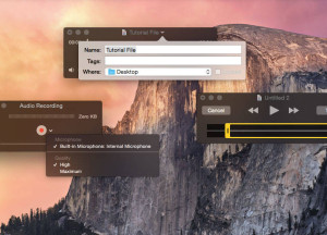 Record Audio with QuickTime Player for Mac